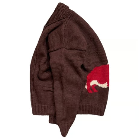 RELAXFIT / Zipup Cowichan sweater ”Texas”