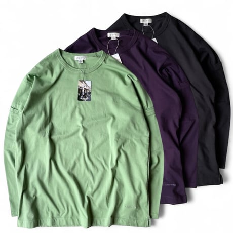 rajabrooke × tone / ARM POCKET L/S TEE