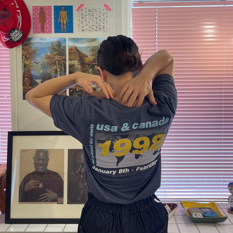 MUSIC TEE / OASIS 1998 WORLD TOUR - USA/CANADA