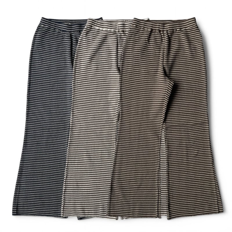 PHEENY / Multi border flared pants | FLUTTER