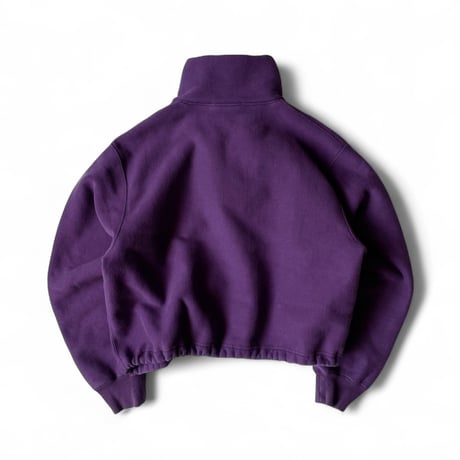 PHEENY / Athletic fleece half zip P/O short