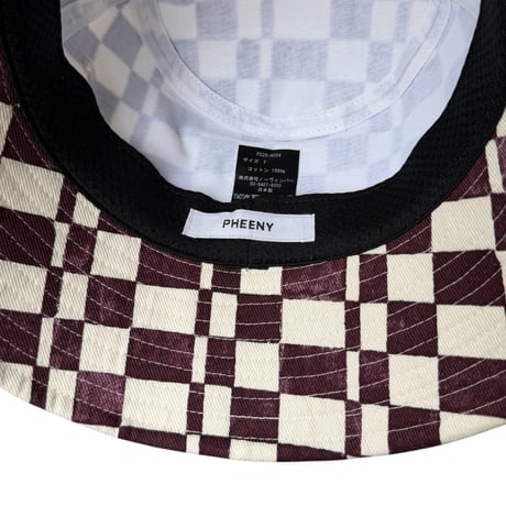 PHEENY / Checkered Bucket Hat