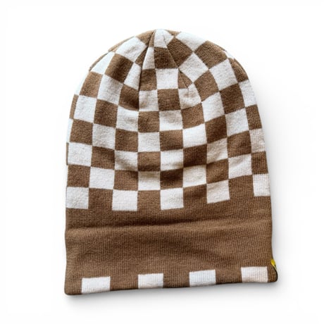 SAVE SHOCK /  CHECKER BOARD BEANIE