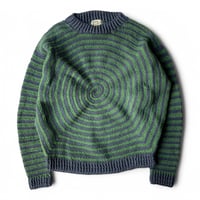 MacMahon Knitting Mills / Big L/S Crew Neck Knit-GuruGuru GREEN