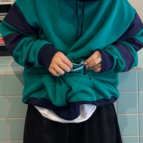 PHINGERIN / BORDER PATCH HOODIE