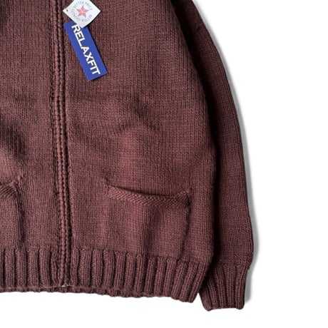 RELAXFIT / Zipup Cowichan sweater ”Texas”