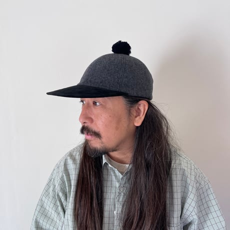 FLUTTER / 2WAY PONPON CAP Grey