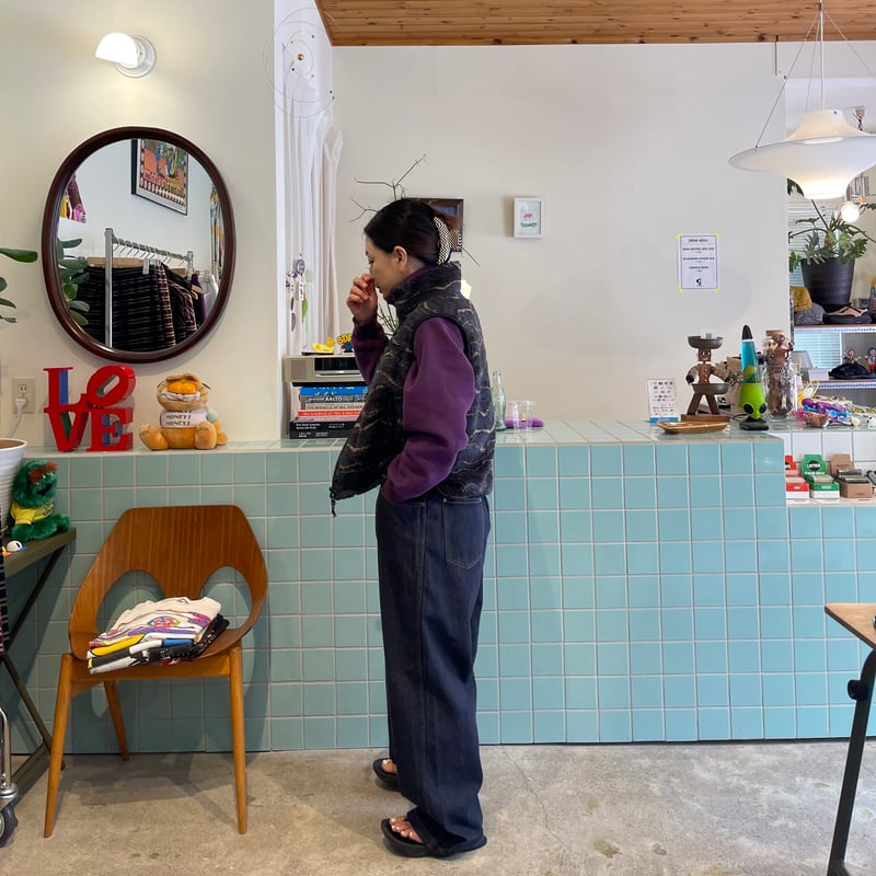 PHEENY / Wave boa vest | FLUTTER