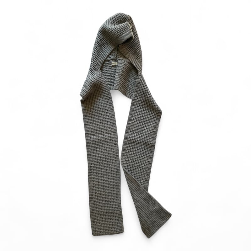 COMFORTABLE REASON / Waffle Hood Scarf | FLUTTER