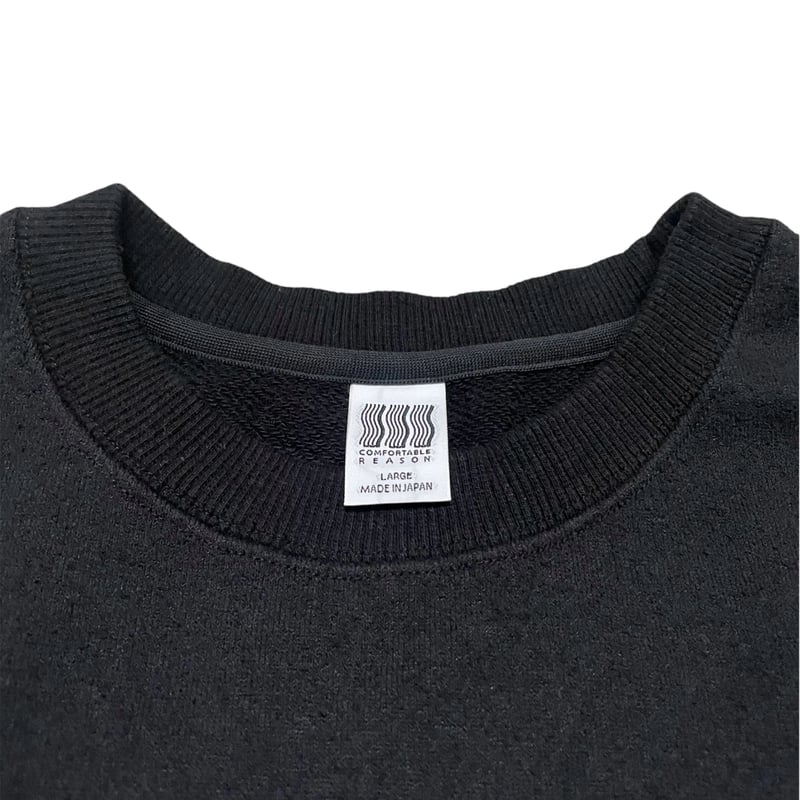 COMFORTABLE REASON / BOUCLE LOGO SWEAT / BLACK