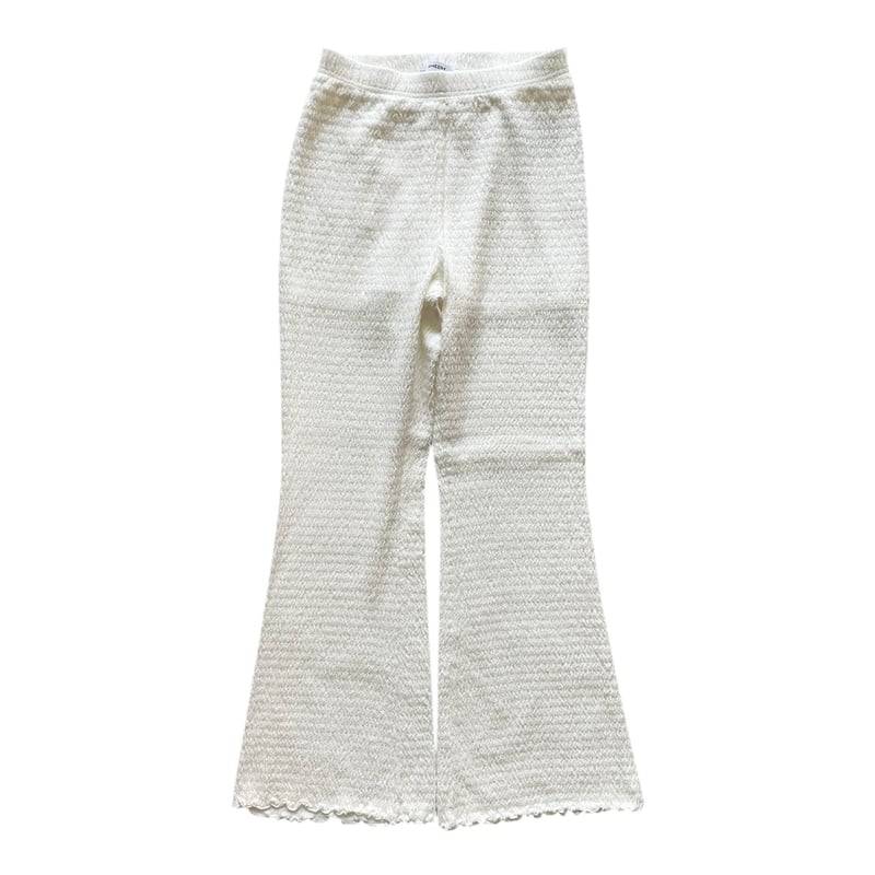 パンツ pheeny Cotton shirring flared pants 2 PHEENY / Cotton Shirring Flared Pants | FLUTTER