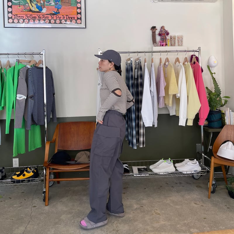 PHEENY / Nylon taffeta military pants | FLUTTER