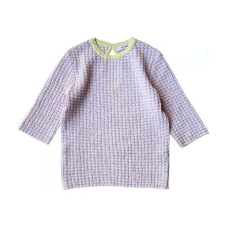 PHEENY / Check Jacquard Knit S/S
