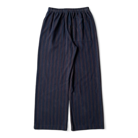 PHEENY / Cotton inray stripe pants with apron