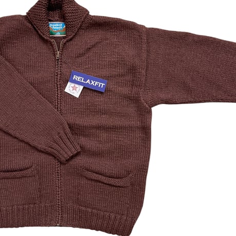 RELAXFIT / Zipup Cowichan sweater ”Texas”