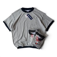 RELAXFIT / Miller × Relaxfit Panel Rib Border tshirt