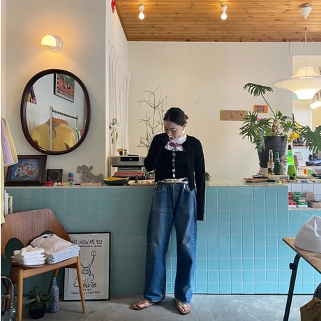 PHEENY / Cotton Shirring Cardigan