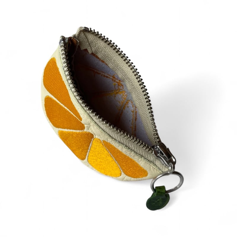 RELAXFIT Valencia orange オレンジ　ポーチ ビビッドなカラーが夏らしい、カットオレンジを模したリラックス