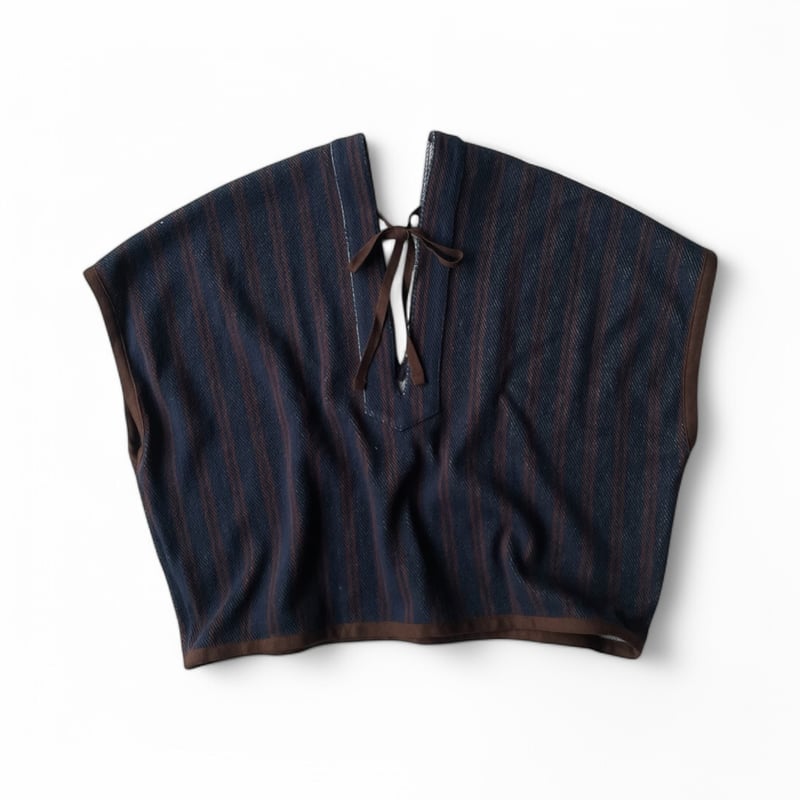 【最終お値下げ】PHEENY コットン インレイ ストライプ ショートトップス Cotton inray stripe short tops-コットンイナリーストライプ