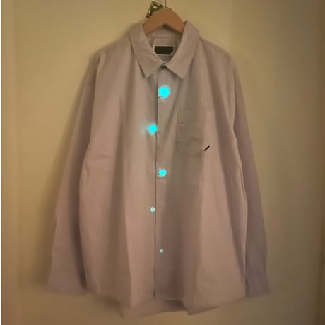 PHINGERIN / FLOATING HEART BROADCLOTH SHIRT