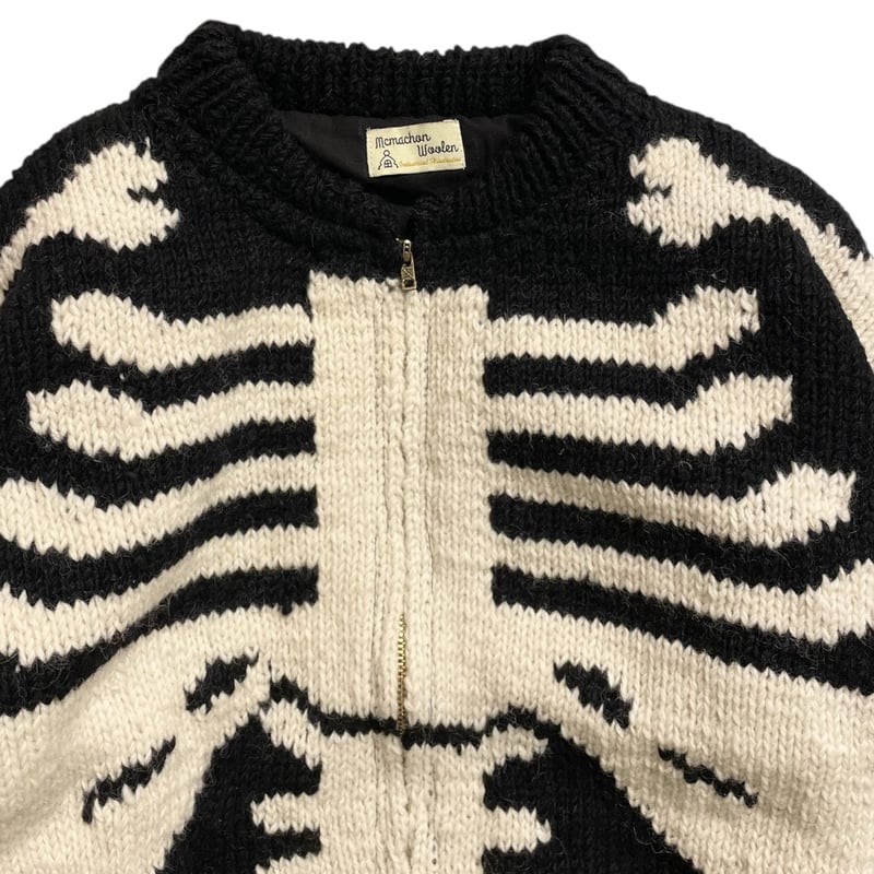【激レア】MacMahon Knitting Mills knit MacMahon Knitting Mills / Knit MA-1 BONE | FLUTTER