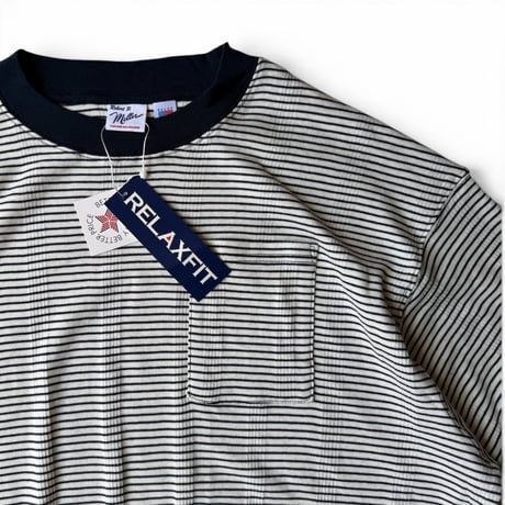 RELAXFIT / Miller × Relaxfit Panel Rib Border tshirt