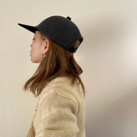 FLUTTER / 2WAY PONPON CAP Grey