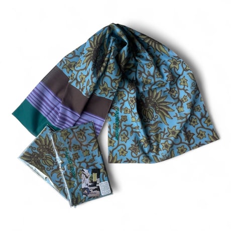 【新品未使用】rajabrooke BATIK STOLE M BROWN BATIK JARAK STOLE NAVY (Dingin) | Jalan Rajabrooke