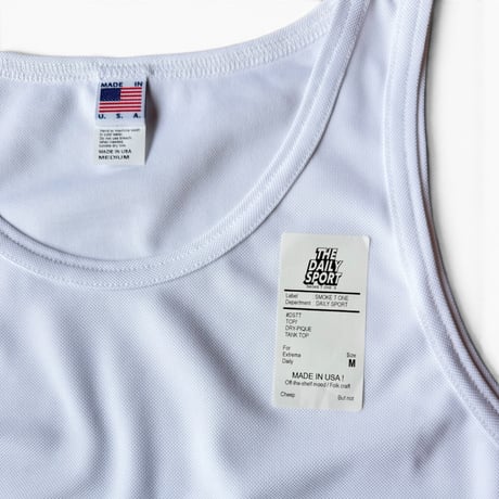 SMOKE T ONE / DAILY SPORT D-PIQUE TANK TOP