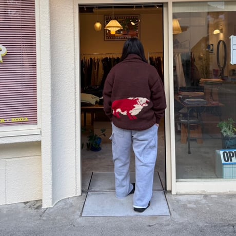 RELAXFIT / Zipup Cowichan sweater ”Texas”