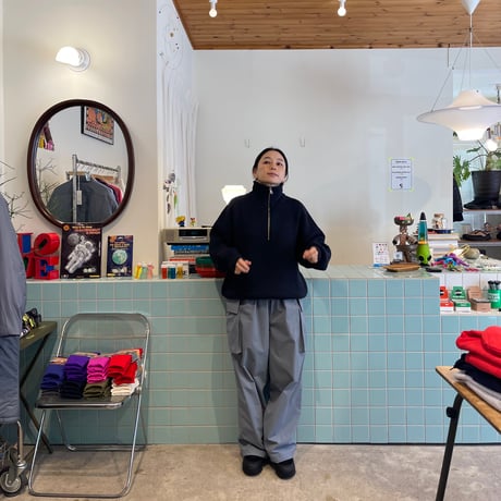 COMFORTABLE REASON / Harf Zip Knit
