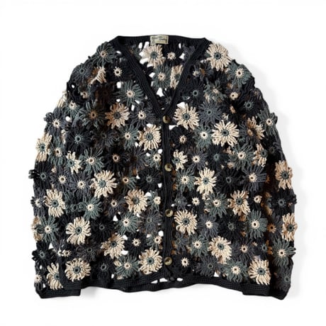 MacMahon Knitting Mills / Chain Flower Cardigan