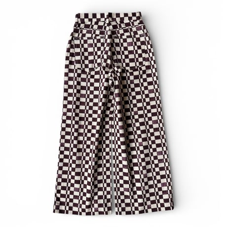 PHEENY / Checkered High Waist Wide Pants