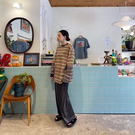 PHEENY / Multi border layered L/S