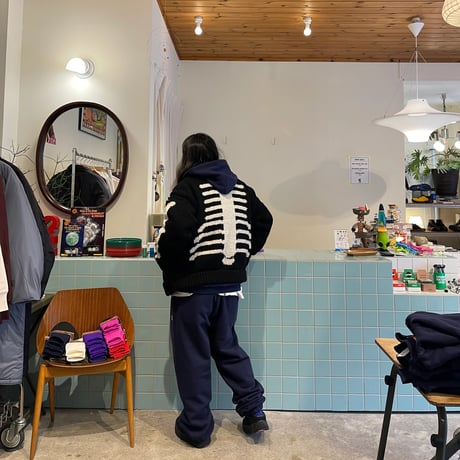 MacMahon Knitting Mills / Knit MA-1 BONE