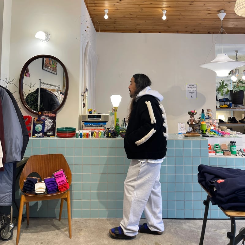 MacMahon Knitting Mills / Knit MA-1 3D BONE | F