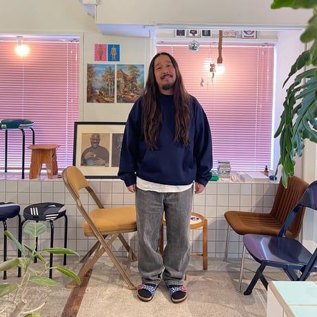 RELAXFIT / Muff pocket crew sweat