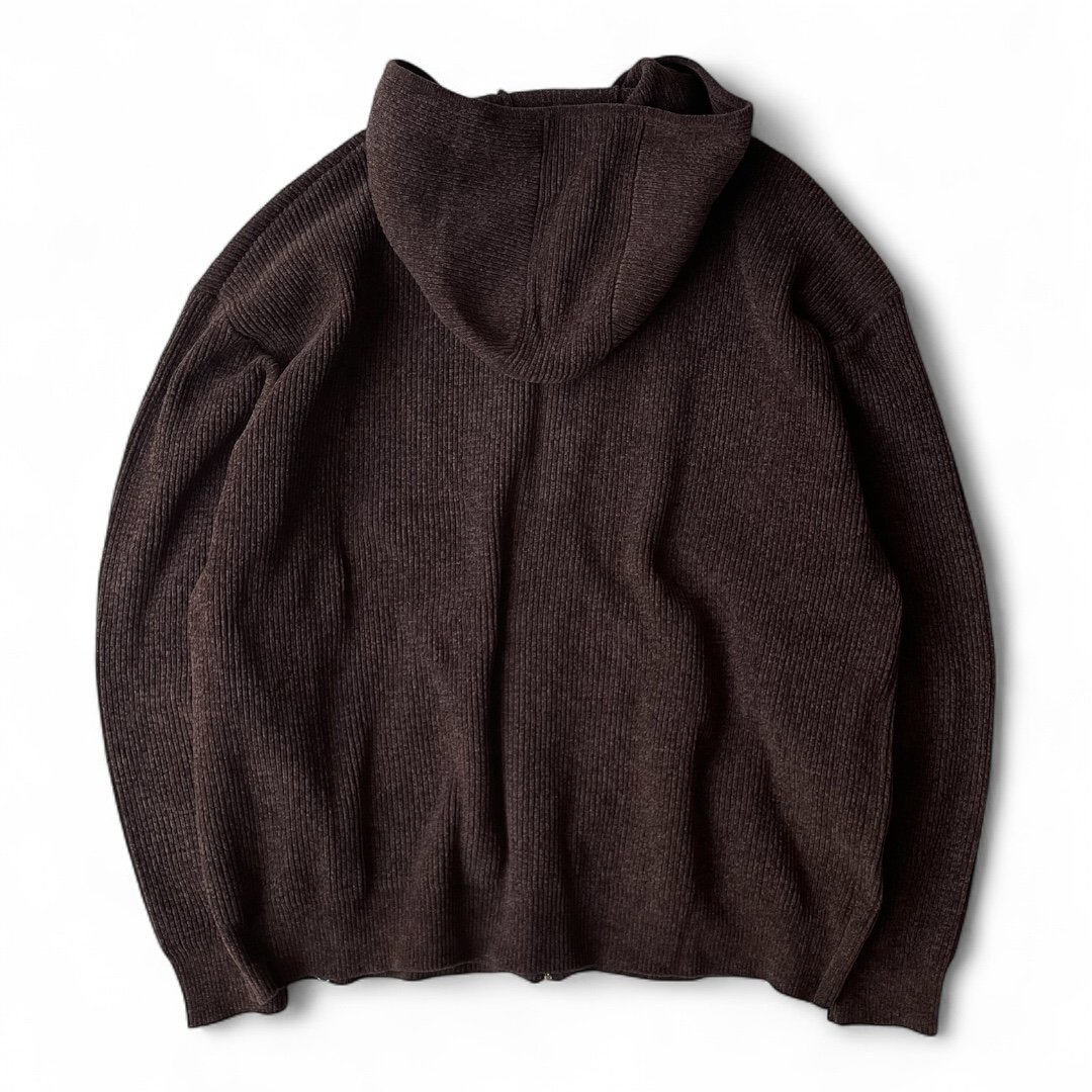 PHINGERIN / CORDY KNIT ZIP HOODIE | FLUTTER