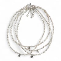 FLUTTER / Pearl＆Karen Silver choker