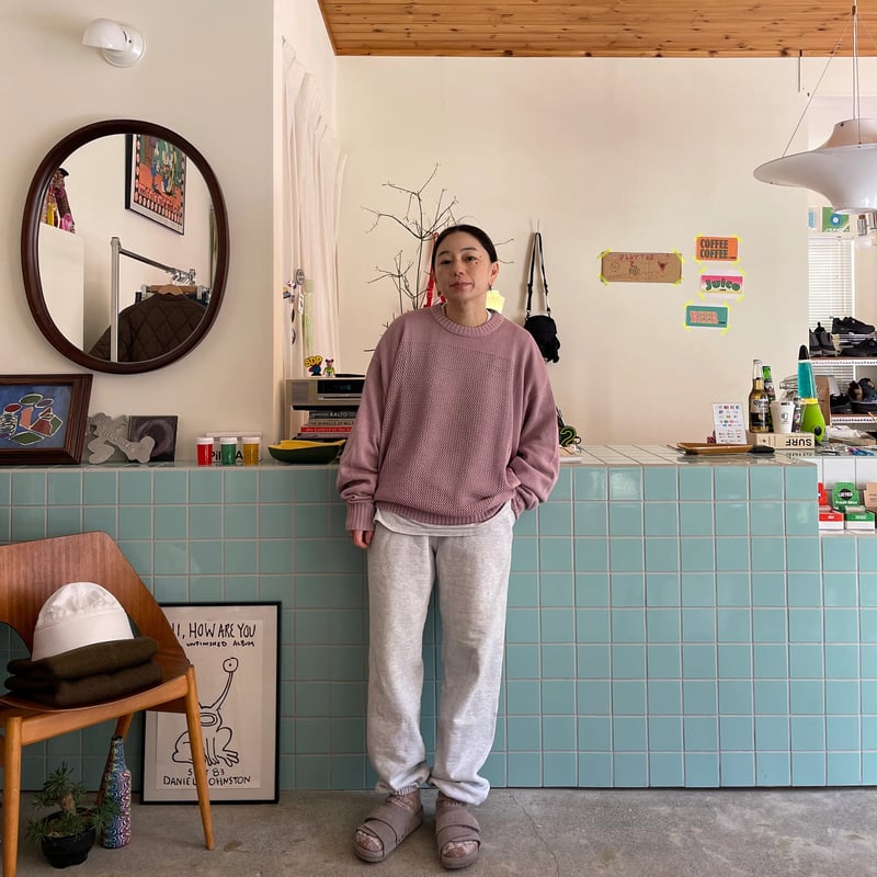 PHINGERIN / WINDOW WEB SWEATER | FLUTTER