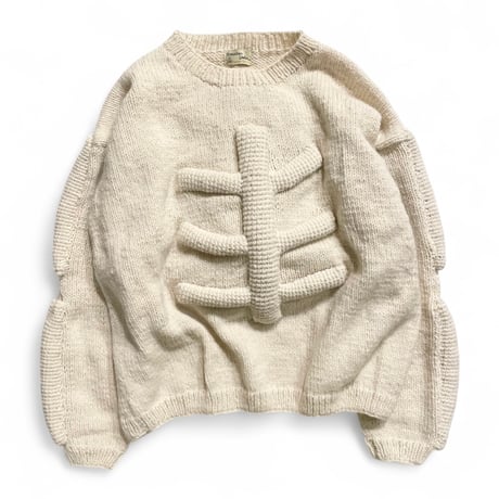 MacMahon Knitting Mills / Crew Neck Knit-3D BONE