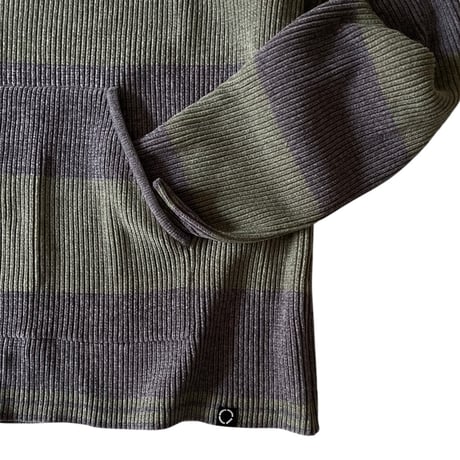 PHINGERIN / CORDY KNIT MEXPARKA STRIPE