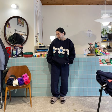MacMahon Knitting Mills / Crew Neck Knit-3Flower