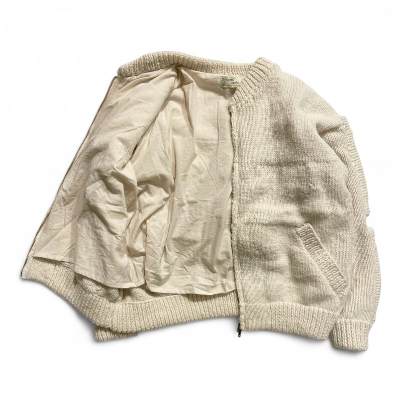 MacMahon Knitting Mills / Knit MA-1 3D BONE | F