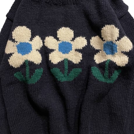MacMahon Knitting Mills / Crew Neck Knit-3Flower