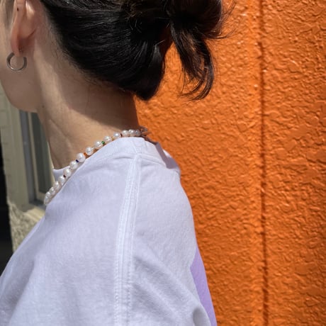 ROSETTAPRAYER / Pearl Beads Toggle Necklace
