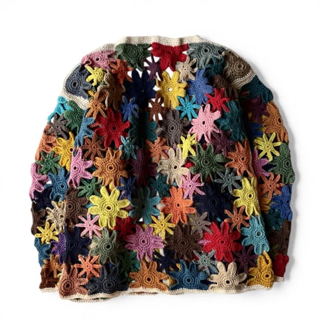 MacMahon Knitting Mills / Mix Flower Cardigan