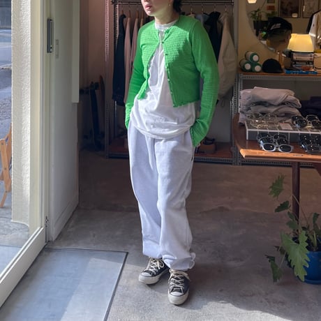 PHEENY / Cotton Shirring Cardigan