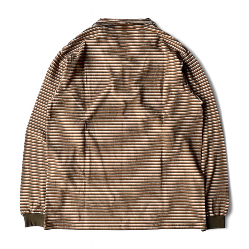 COMFORTABLE REASON / Multi Border L/S Stand Zip