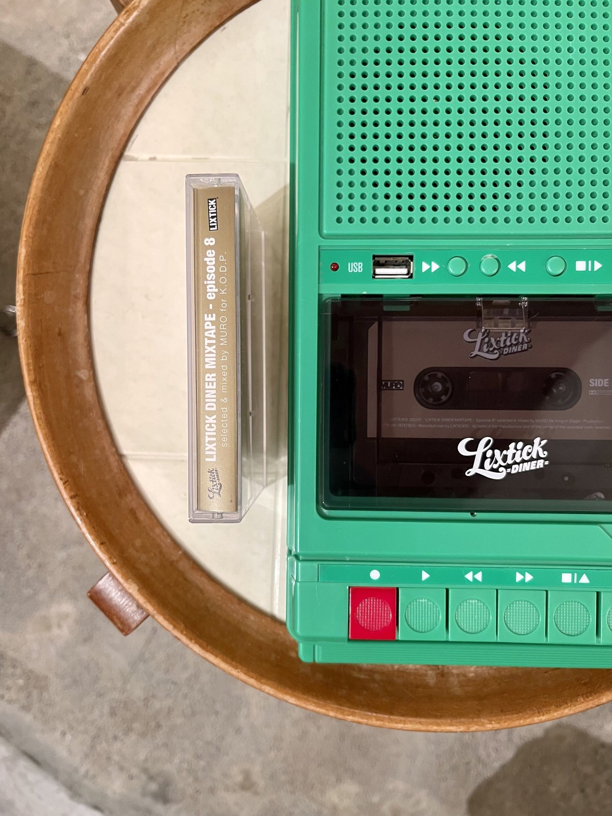 LIXTICK / PortablLe Cassette Player & DJ MURO for King of Diggin' MIX TAPE